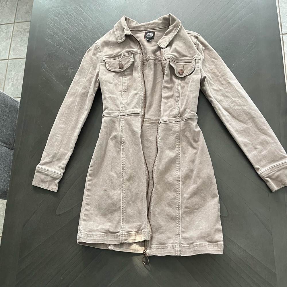 Urban Outfitters taupe Jean dress size 2